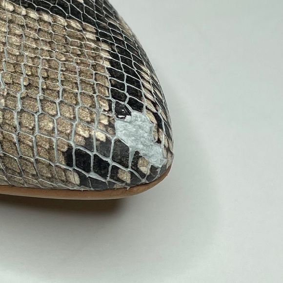 Dolce Vita Snakeskin Slip On Flats - Picture 3 of 5